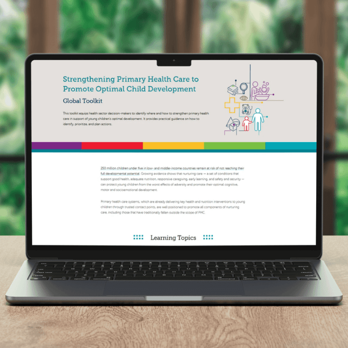 Global Toolkit: Strengthening Primary Health Care to Promote Optimal Child Development
